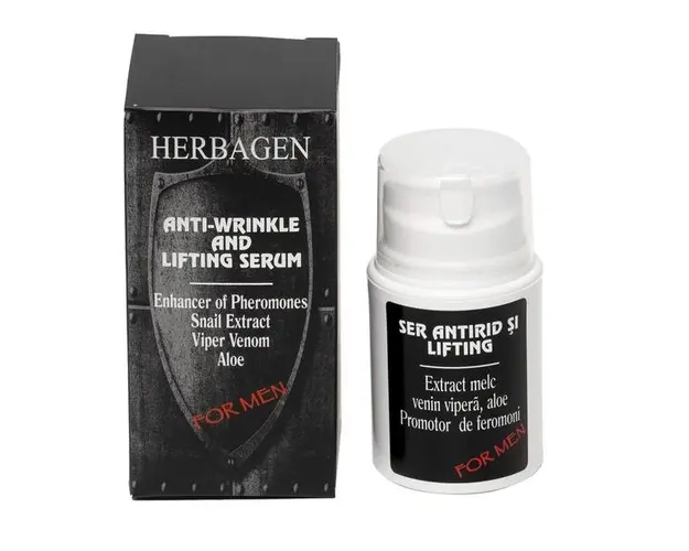 Ser Antirid si Lifting pentru Barbati Herbagen, 50 g