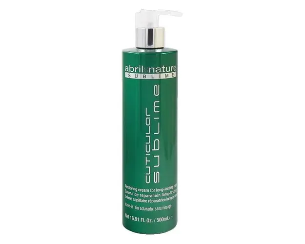 Ser concentrat hidratant cu celule stem si acid hialuronic pentru par gros si deteriorat Sublime Abril et Nature, 500 ml