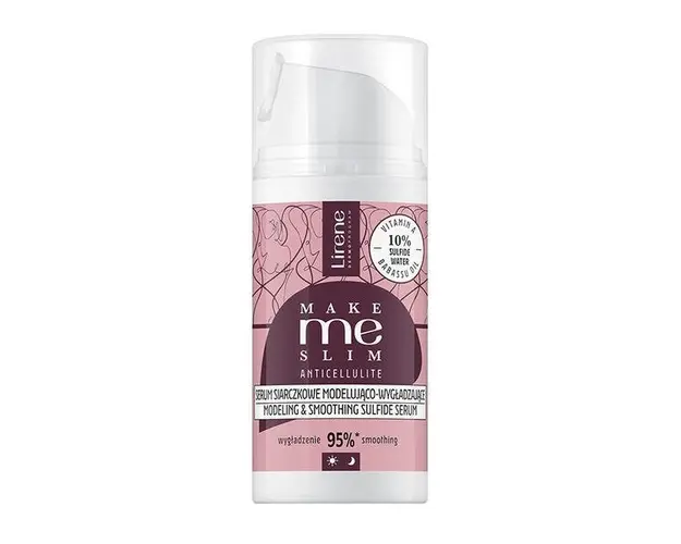 Ser cu efect de modelare si netezire a corpului (cu sulfide), Lirene Make Me Slim, 100 ml
