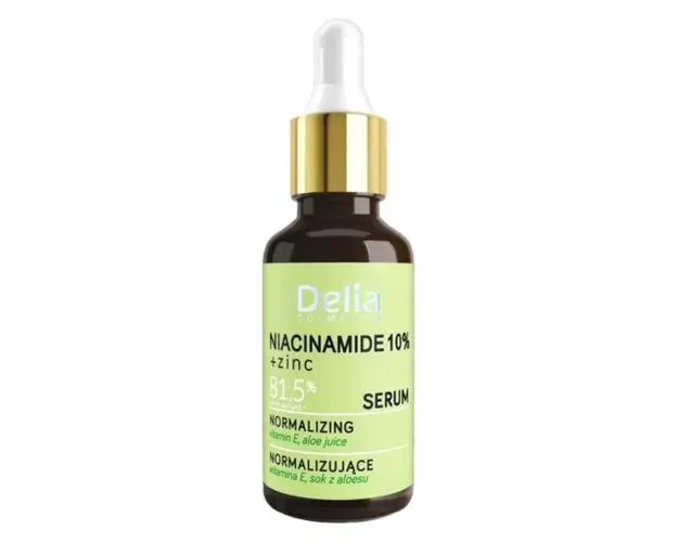 Ser cu Niacinamide 10% si Zinc pentru Fata si Decolteu, Delia Cosmetics, 30 ml