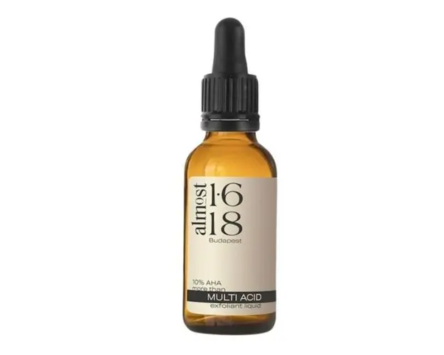 Ser Exfoliant 10% Aha Multi Acid exfoliant liquid cu Acid Glicolic, Lactic si Malic, Almost1.618, 30ml