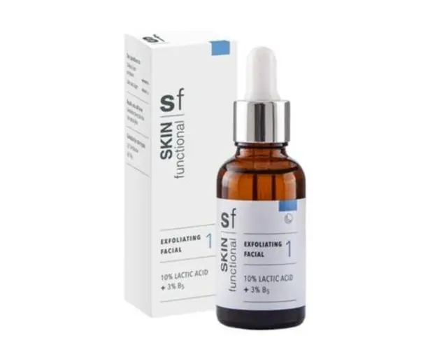 Ser Exfoliant cu Acid Lactic + Vitamina B5 - Skin Functional, 30 ml