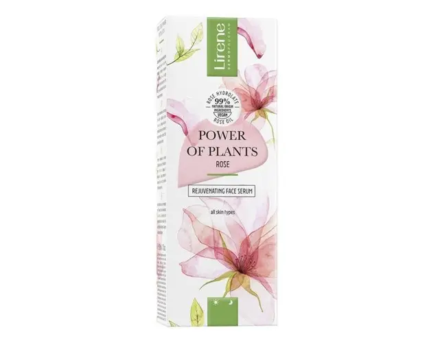 Ser facial cu efect de lifting instant Lirene Power of Plants, 30 ml
