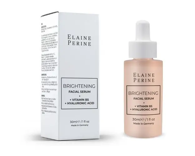 Ser Facial Iluminator - Elaine Perine Brightening Facial Serum + Vitamin B5 + Hyaluronic Acid, 30 ml