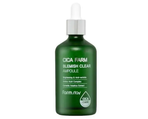 Ser Intens Calmant &amp; Reparator Farmstay Cica Farm Blemish Clear Ampoule, 100 ml