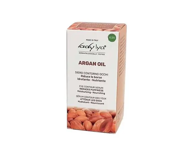 Ser pentru Conturul Ochilor cu Ulei de Argan Lady Lya, Mareleva, 15 ml