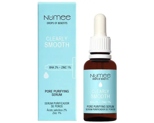 Ser Purificator cu BHA &amp; Zinc - Numee Clearly Smooth Serum 