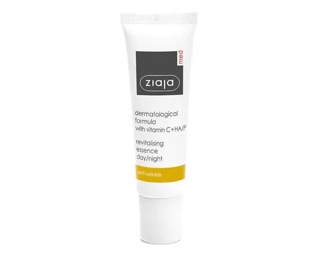 Ser Revitalizant de Zi/Noapte cu Vitamina C si Acid Hialuronic - Ziaja Med Formula With Vitamin C Revitalising Essence For Day/Night, 30 ml