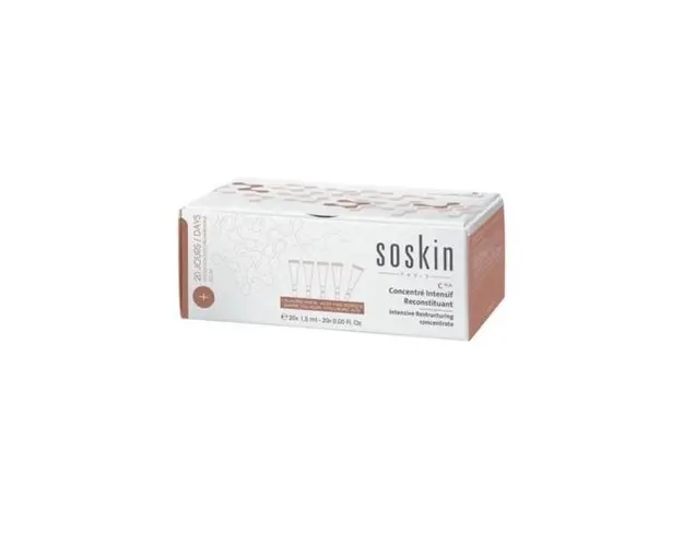 Serum concentrat pentru reparearea si hidratarea pielii Soskin Collagen + Hyaluronic Acid 20*1.5ml