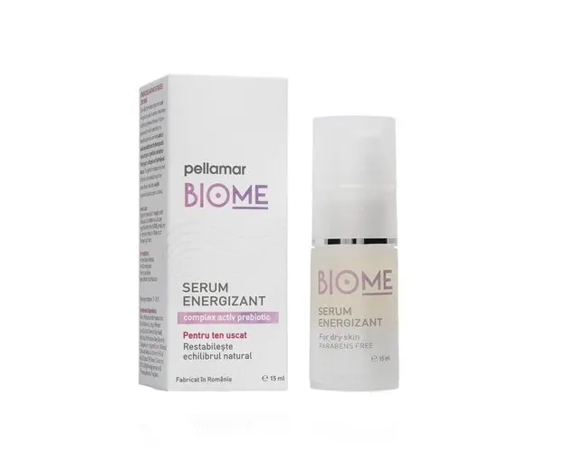 Serum Energizant pentru Ten Uscat Biome Pellamar, 15 ml