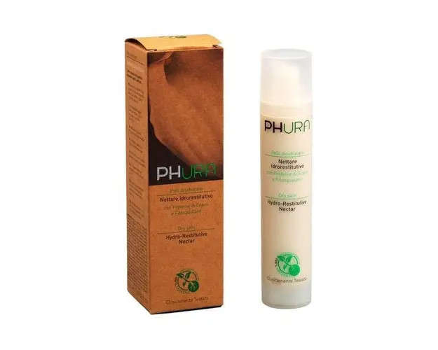 Serum Nectar hidro restitutiv, ten deshidratat cu germeni de grau si fitosqualane, Phura, 50 ml