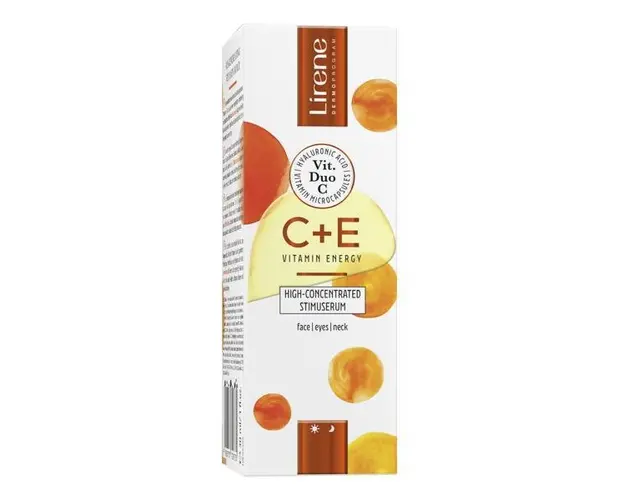 Serum ultra-concentrat C+E Pro, pentru zi si noapte Lirene C+E Vitamin Energy Pro, 30ml