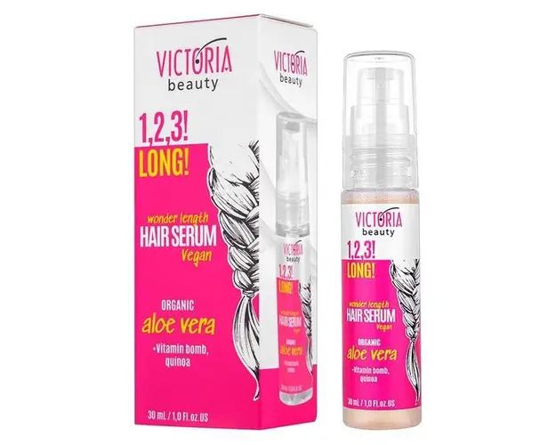 Serum Vegan pentru Cresterea Parului cu Alo Vera Victoria Beauty Camco, 30 ml
