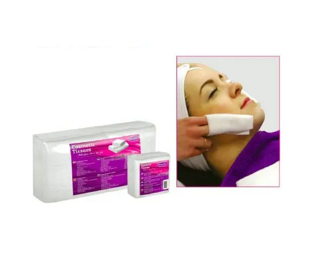 Servetele cosmetice din material textil moale - Beautyfor Soft Spunlace Cosmetic Wipes, 30cm x 30cm, 100 buc 