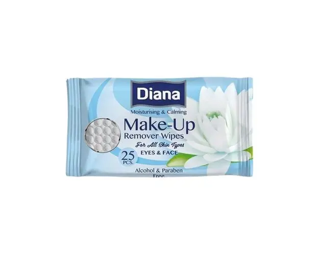 Servetele Demachiante - Diana Make-Up Remover Wipes, Paksel, 25 buc