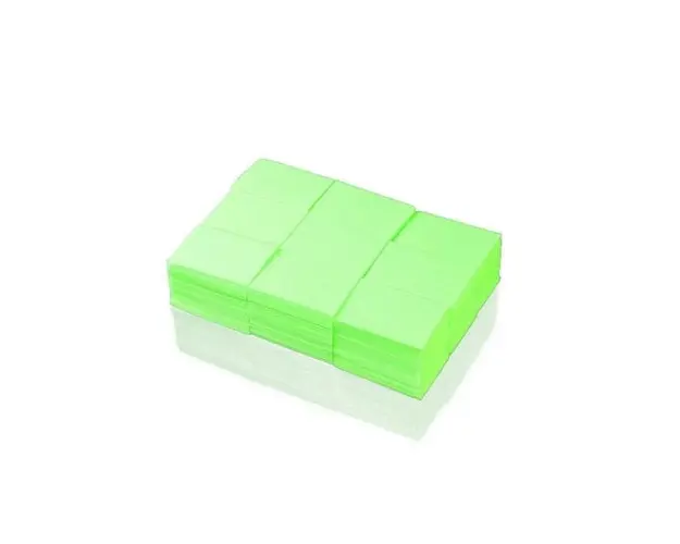 Servetele fara scame pentru unghii 1000 buc - Green