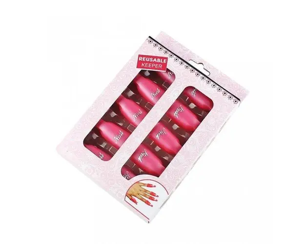 Set 10 capsule pentru indepartarea ojei semipermanente