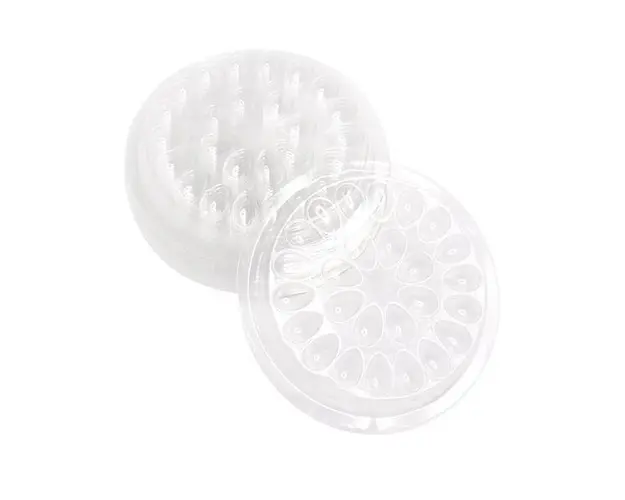 Set 10 suport adeziv pentru extensii gene, Global Fashion, Transparent, 10buc