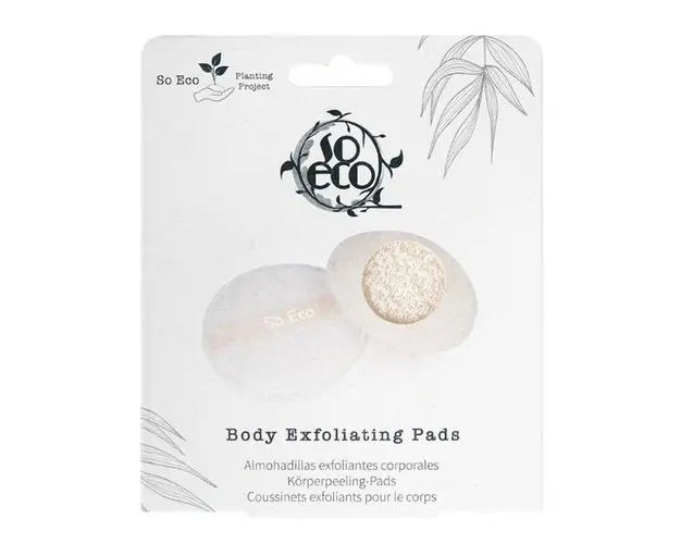 Set 2 Dischete Exfoliante pentru Corp, Ecologice - So Eco Body Exfoliating Pads, 1 set