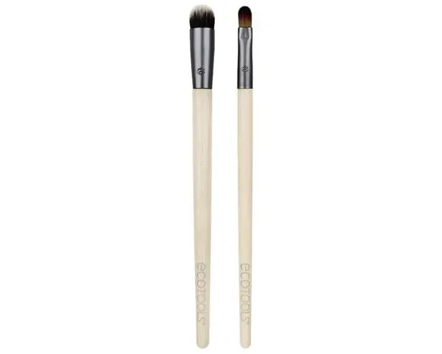 Set 2 Pensule pentru Aplicarea Corectorului - Eco Tools Ultimate Concealer Duo Brush, 1 set