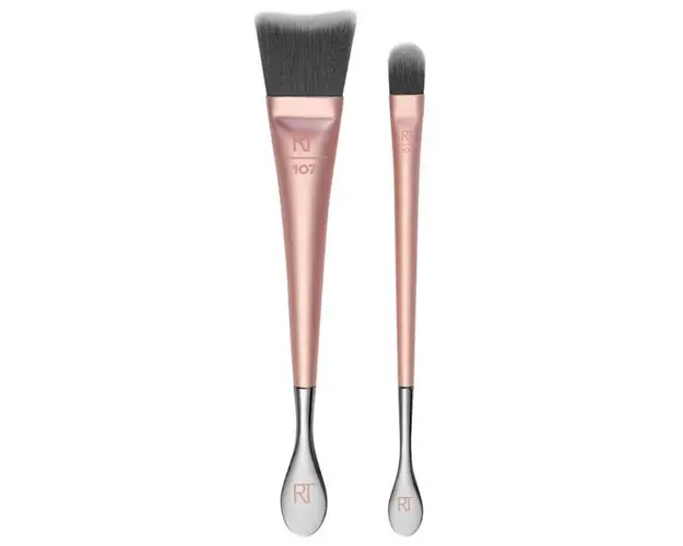 Set 2 Pensule pentru Ingrijirea Pielii - Real Techniques Skinimalist Jar Brush Duo, 1 set