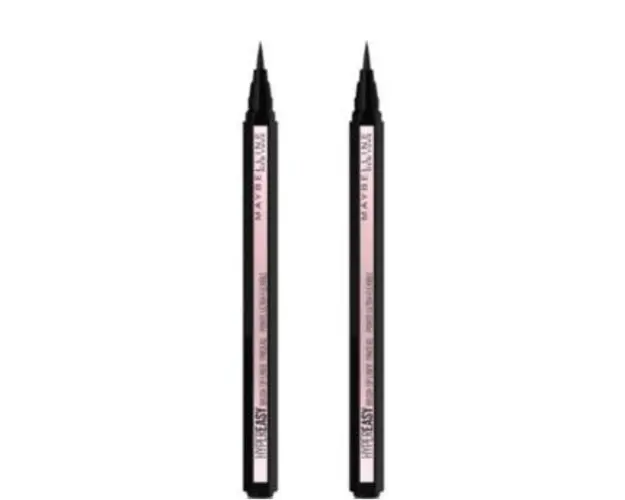 Set 2 x creion pentru conturul ochilor Hyper Easy Maybelline, Negru