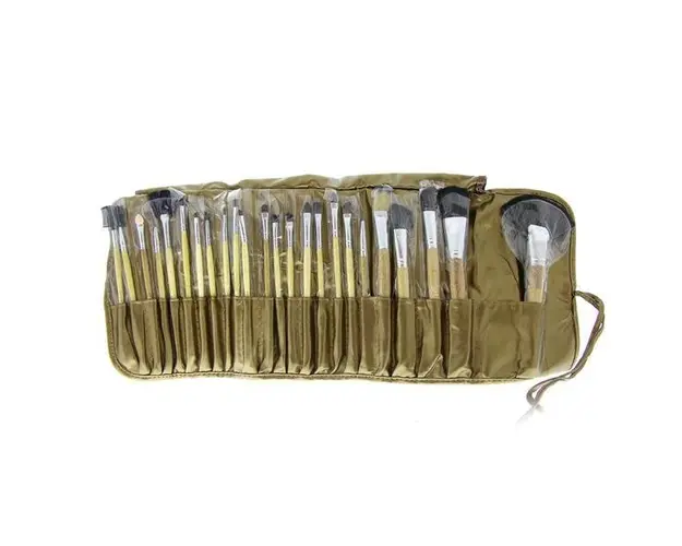 Set 24 pensule pentru make-up, Global Fashion, culoare aurie