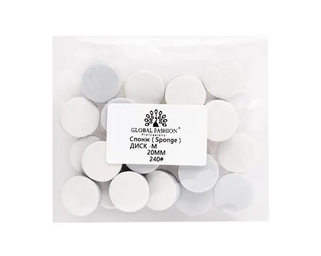 Set 25 rezerve pentru disc pedichiura, granulatie 240m, 25 buc