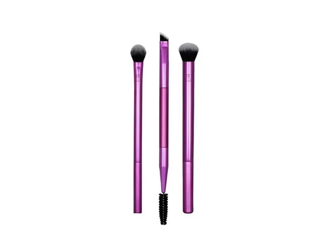 Set 3 Pensule pentru Aplicarea Fardului de Ochi - Real Techniques Eye Shade &amp; Blend Makeup Brush Trio, 1 set