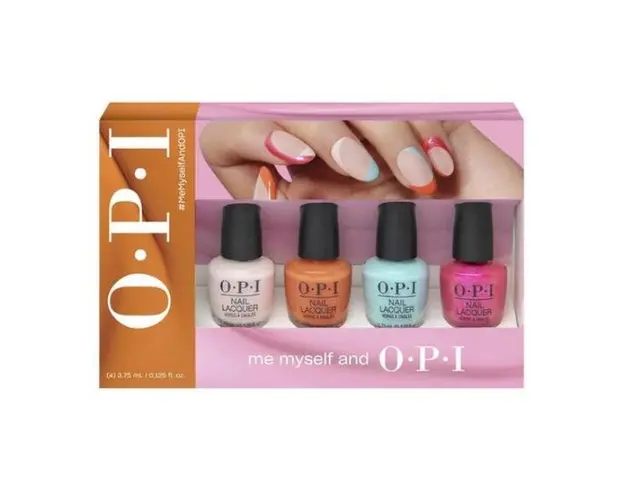 Set 4 nuante lac de unghii, Opi, Me, Myself and Colection, 4 x 3,75 ml