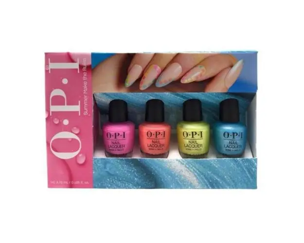 Set 4 nuante lac de unghii, Opi, NL, Summer make the rules Colection, 4 x 3,75ml