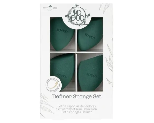 Set 4 x Bureti Beauty Blender Ecologici pentru Definirea Machiajului - So Eco Definer Sponge Set, 1 set
