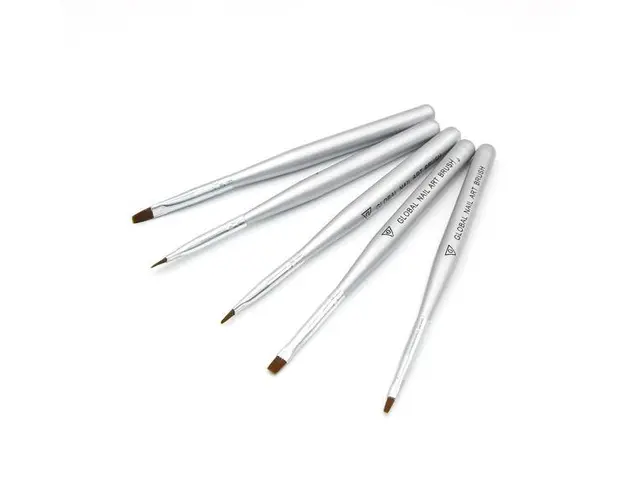 Set 5 pensule pictura - Silver