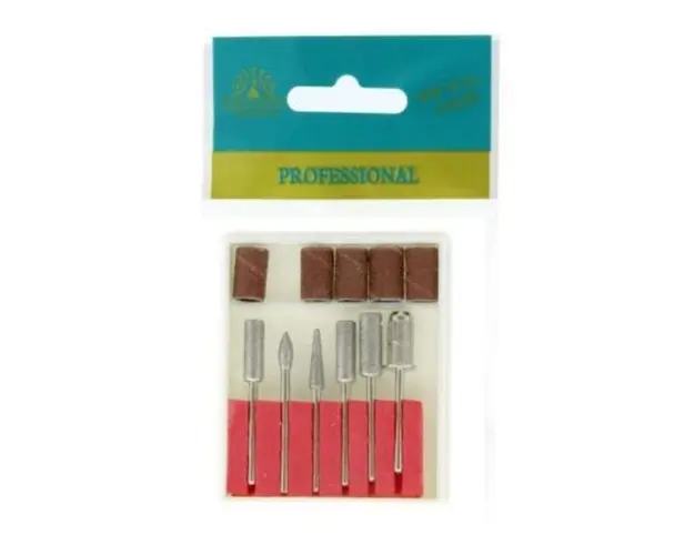 Set 6 capete freza bit cu diamant, Global Fashion, forme diferite