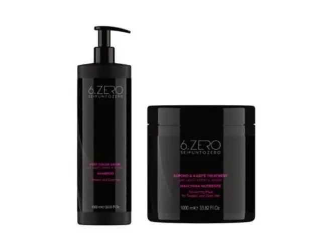Set 6.Zero Post Color Salon, Sampon post color 1000 ml, Masca post color 1000 ml