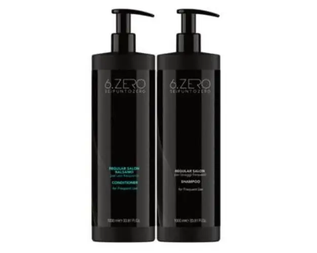 Set 6.Zero Regular Salon, Sampon pentru uz zilnic 1000ml, Balsam pentru uz zilnic 1000ml