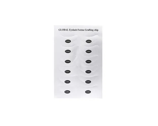 Set 60 patch-uri pentru extensii gene, Global Fashion, Albe