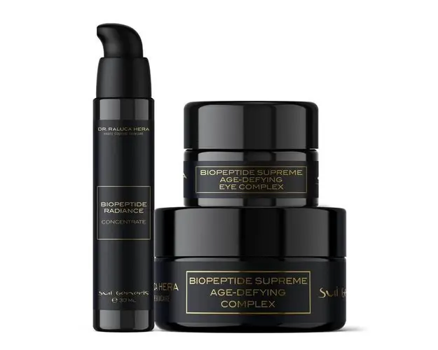 Set Biopeptide, Sui Generis by Dr. Raluca Hera Haute Couture Skincare, 3 produse