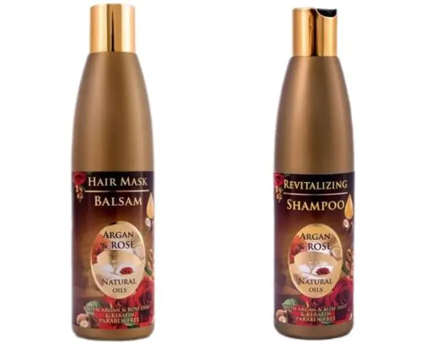 Set cadou: Balsam de par Bulfresh 300 ml+ Sampon Bulfresh cu ulei de argan si ulei de trandafir 300 ml