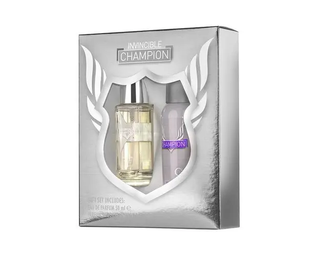 Set cadou barbati Invincible Champion SET1139 - Apa de parfum 50 ml + Deodorant 100 ml