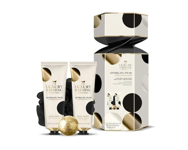 Set Cadou Dazzling - The Luxury Bathing Company, Sparkling Pear &amp; Nectarine Blossom, 1 set