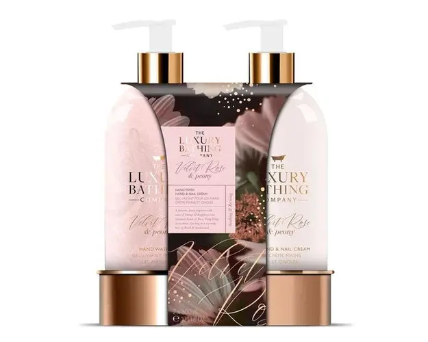 Set Cadou Delightful Duo - The Luxury Bathing Company, Velvet Rose &amp; Peony, 1 set