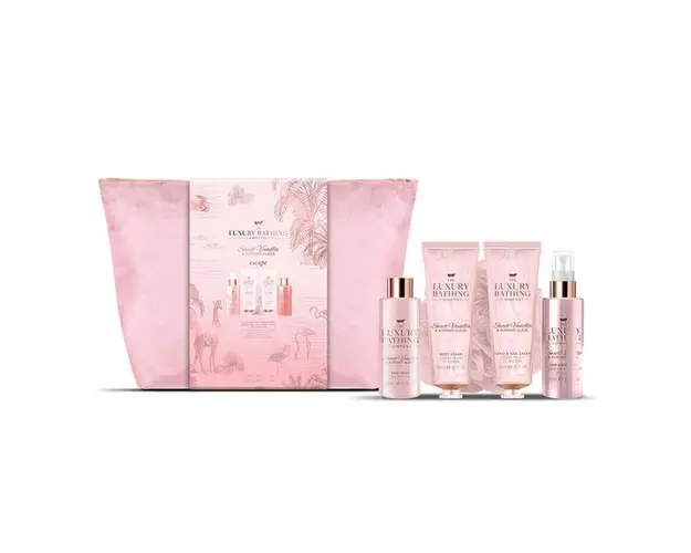 Set Cadou Escape - The Luxury Bathing Company Sweet Vanilla &amp; Almond Glaze, 1 set