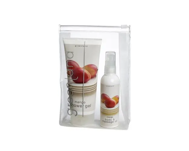 Set cadou Gentuta cosmetica, mango, gel de dus 200ml + ulei de masaj 100ml Greenland