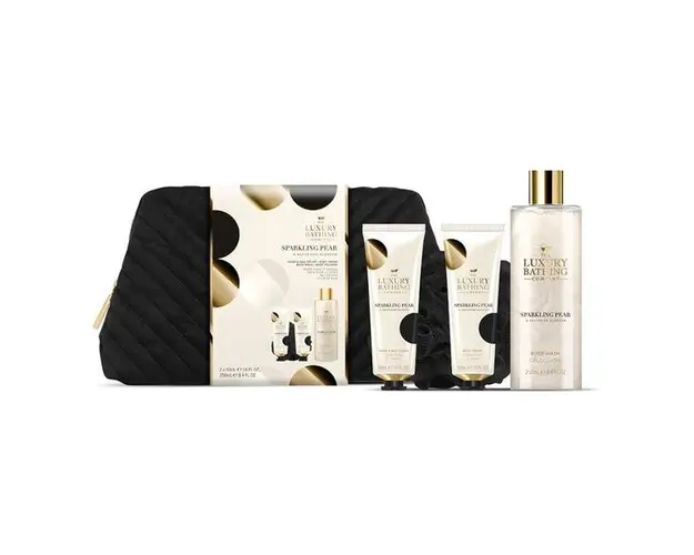Set Cadou Glamour - The Luxury Bathing Company, Sparkling Pear &amp; Nectarine Blossom, 1 set