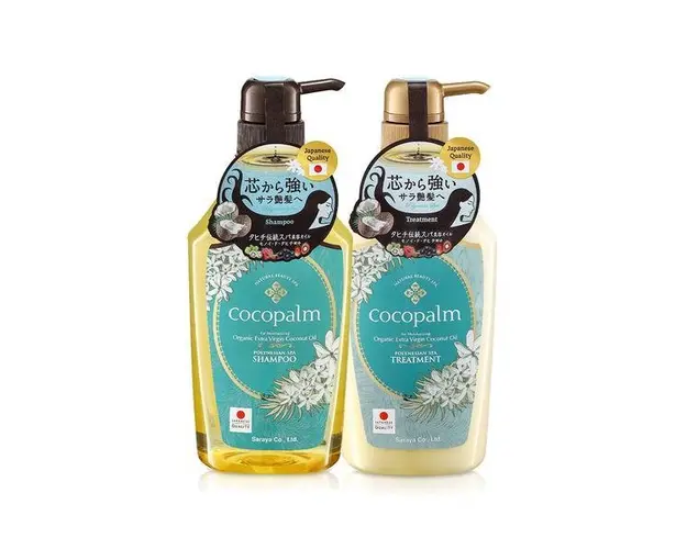 Set cadou Ingrijire Intensiva a Parului pe Baza Ritualului Japonez Sampon 300ml + Tratament 300ml, Cocopalm Polynesian SPA