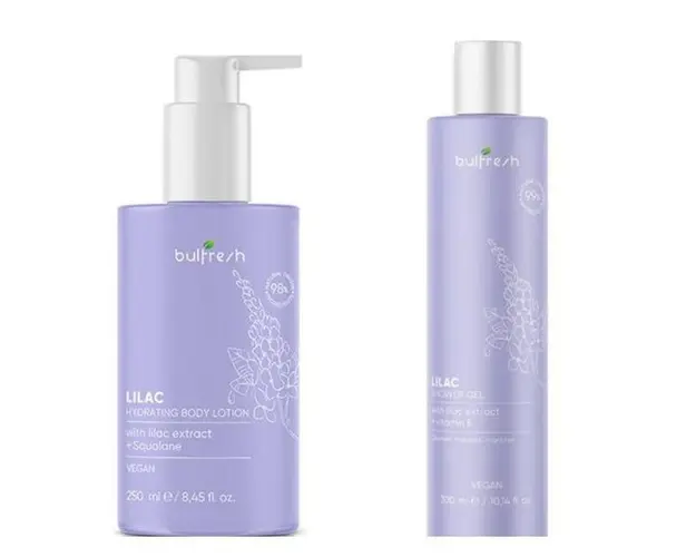Set cadou: Lotiune pentru corp Bulfresh 250 ml+ Gel de duş Bulfresh Liliac 300 ml