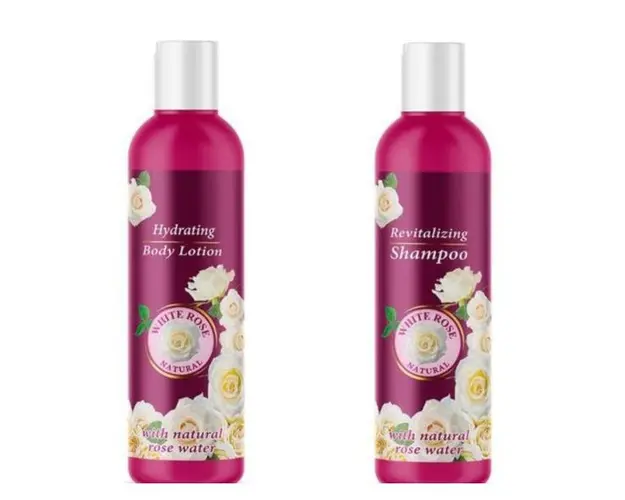 Set cadou: Lotiune pentru corp Bulfresh 300 ml + Sampon Bulfresh White Rose Natural 300 ml