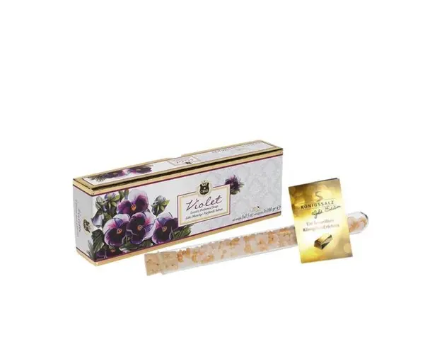 Set cadou &bdquo;Luxury Violet&rdquo; cu sapun (3&times;100 gr) + sare de baie (18 gr) 