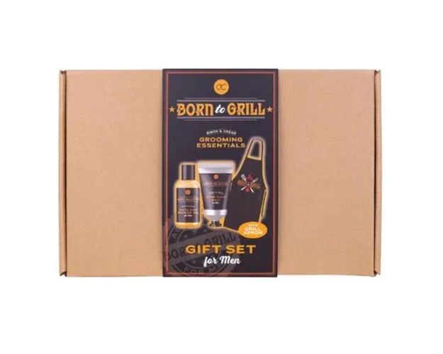 Set cadou pentru barbati Accentra Gift set Men&#039;s Collection cu gel de dus 2&amp;1 50ml, balsam after shave 60ml, sort gratar, cutie cadou